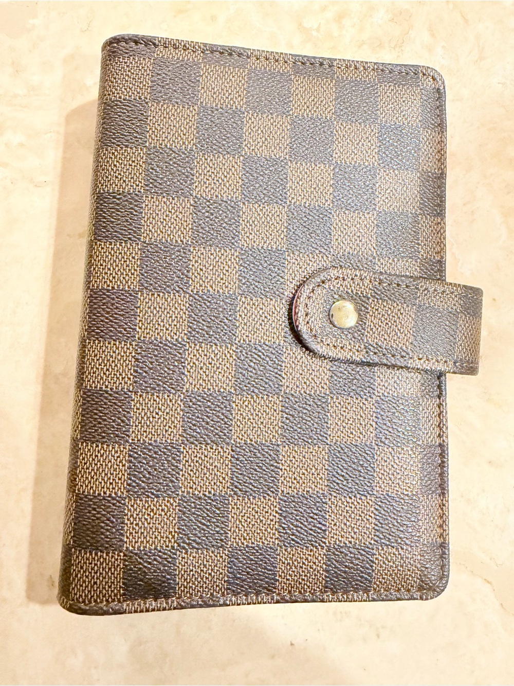 NWOT Brown Checkered Medium Agenda